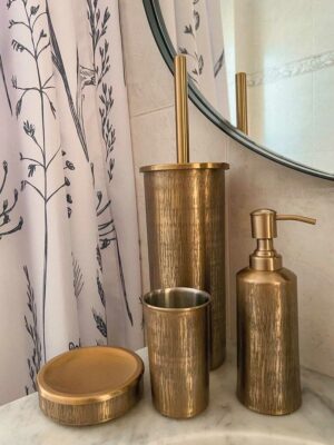 SET DE BAÑO RAYADO