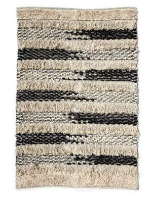ALFOMBRA NEGRA 120X180 CM
