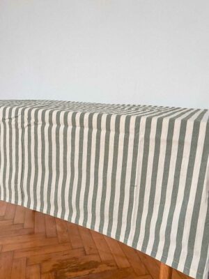 MANTEL RAYAS VERDE MALVA 3 MTS