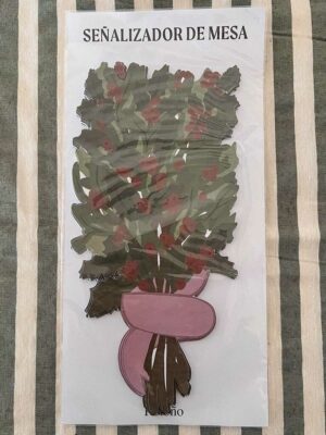 SEÑALIZADOR DE MESA MUERDAGO